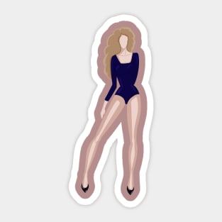 Lady Sticker